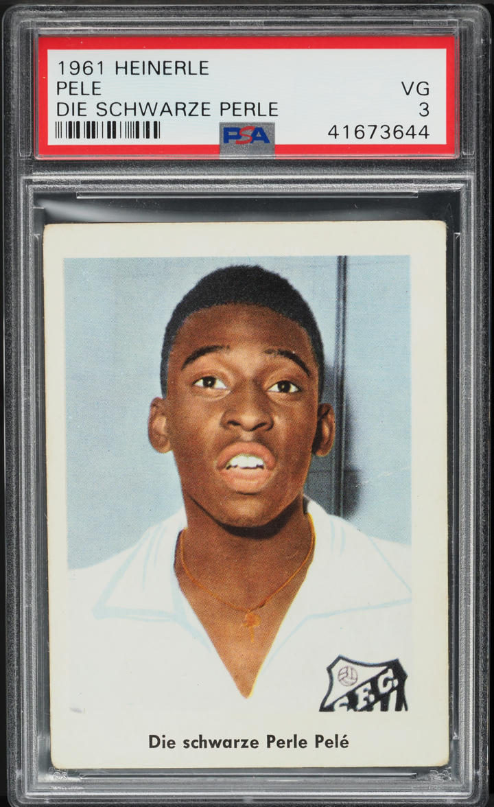 1961 Heinerle Die Schwarze Perle Pele PSA 3 VG