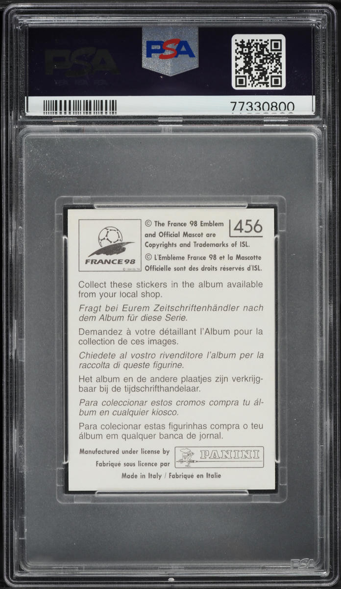 Autocollant Panini France 98 - Rookie Henry Dos - Rare Et En Excellent état