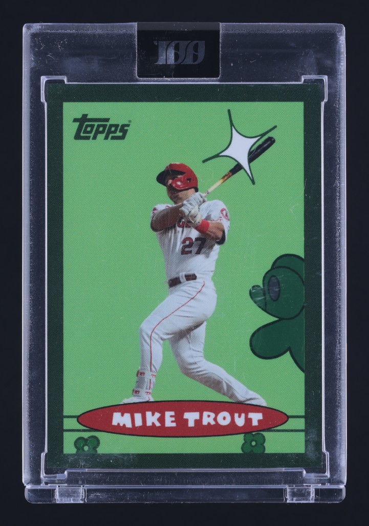 2023 Topps Project100 Mike Trout By Steven Savoca #68 MBA AUTH on