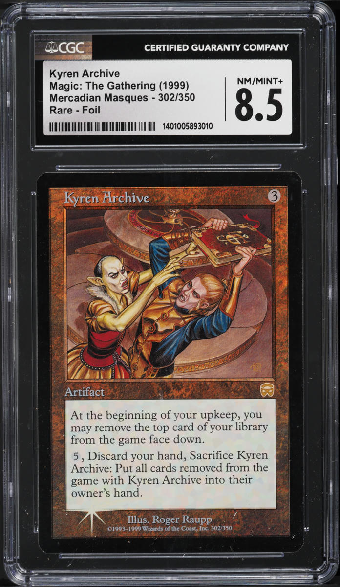 1999 Magic The Gathering Mercadian Masques Foil Snuff Out #162 CGC