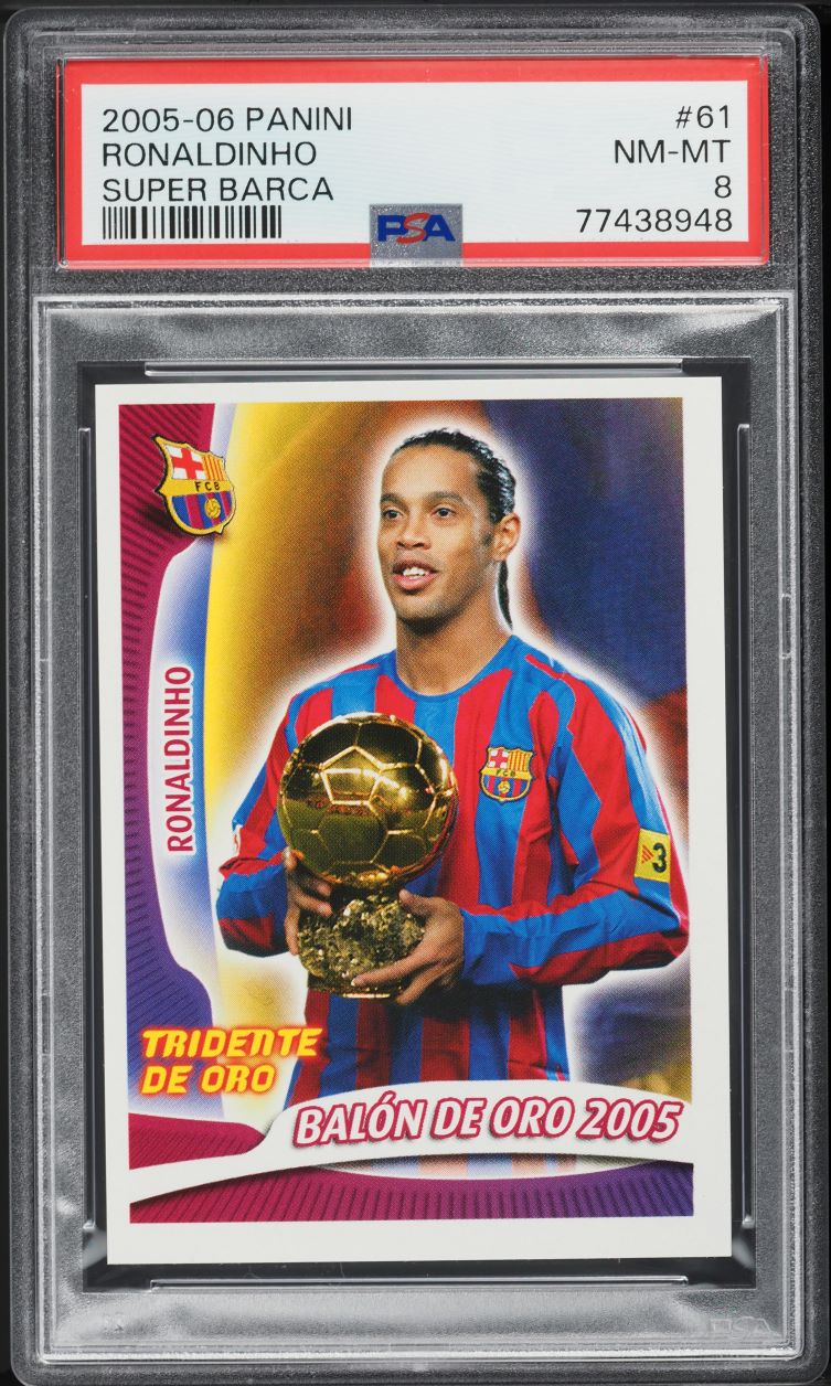 1998 Mundi Cromo Las Fichas De La Liga Xavi ROOKIE #16 PSA 8 NM-MT