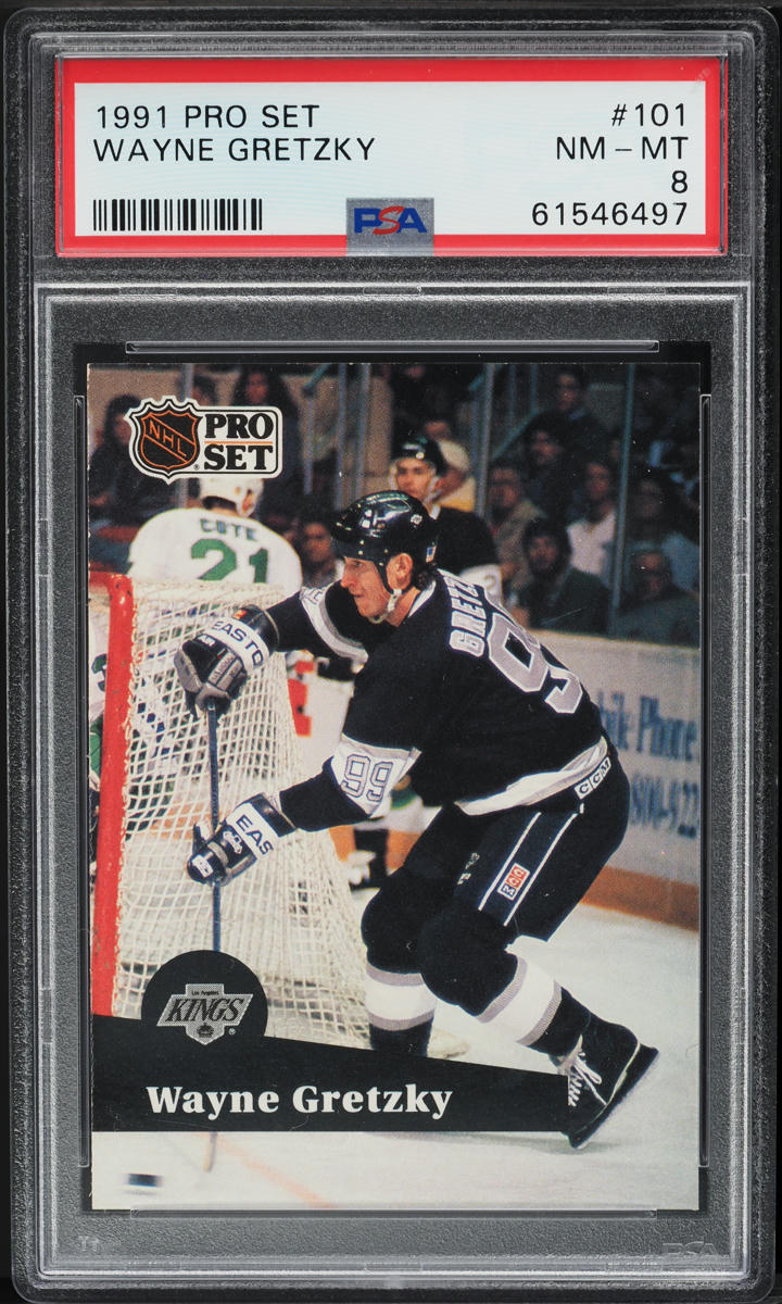 1991 Pro Set Hockey Wayne Gretzky #101 PSA 8 NM-MT