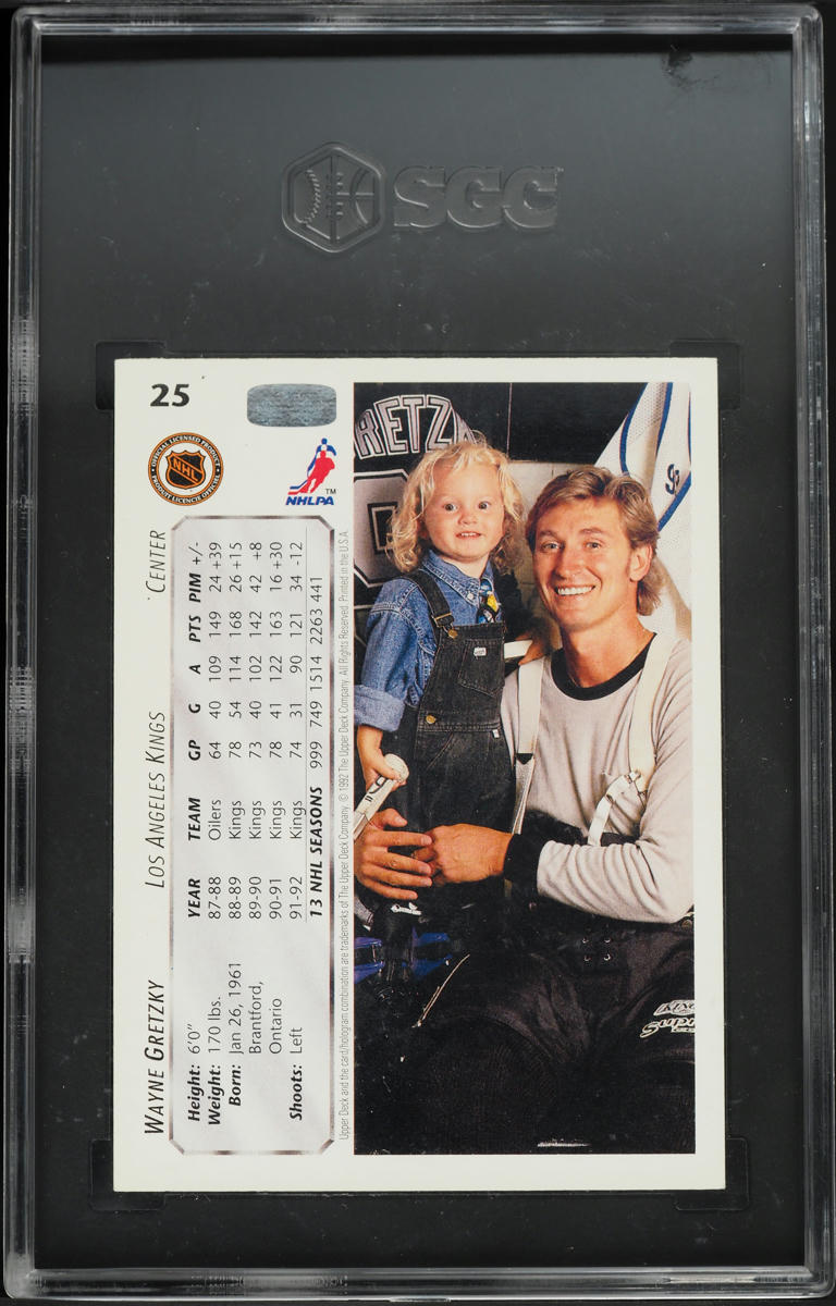 1992 Upper Deck Hockey Wayne Gretzky #25 SGC 4.5 VGEX+