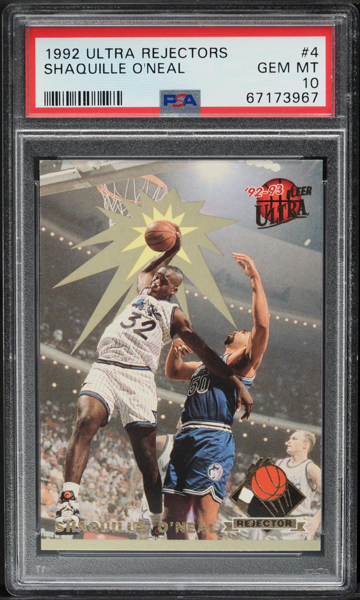 1992 Topps Gold Shaquille O'Neal ROOKIE #362 PSA 10 GEM MINT on
