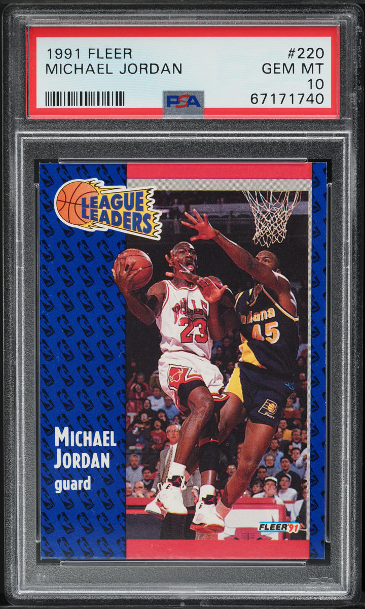 1991 Fleer Basketball Michael Jordan #220 PSA 10 GEM MINT