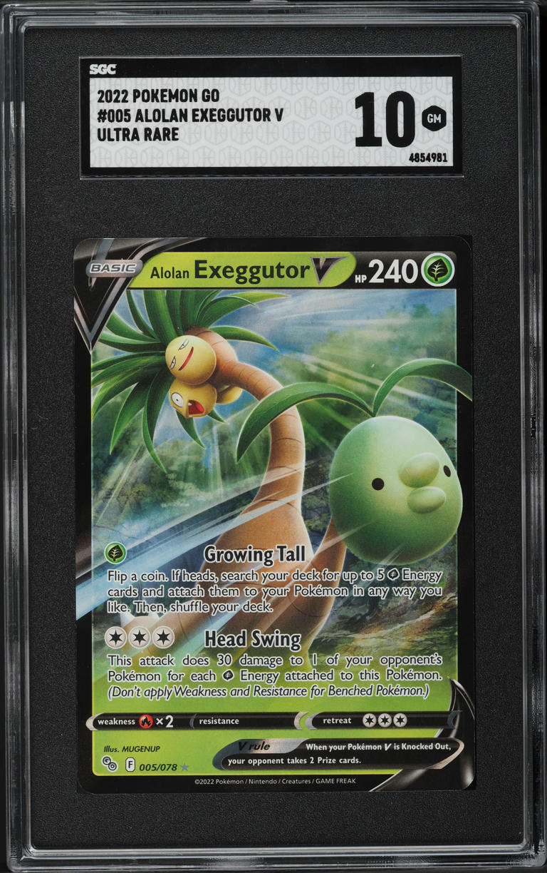 alolan exeggutor v pokemon go card Amazon.com: Pokemon TCG: Pokemon GO V Box Collection—Alolan Exeggutor V :  Toys & Games main image 0