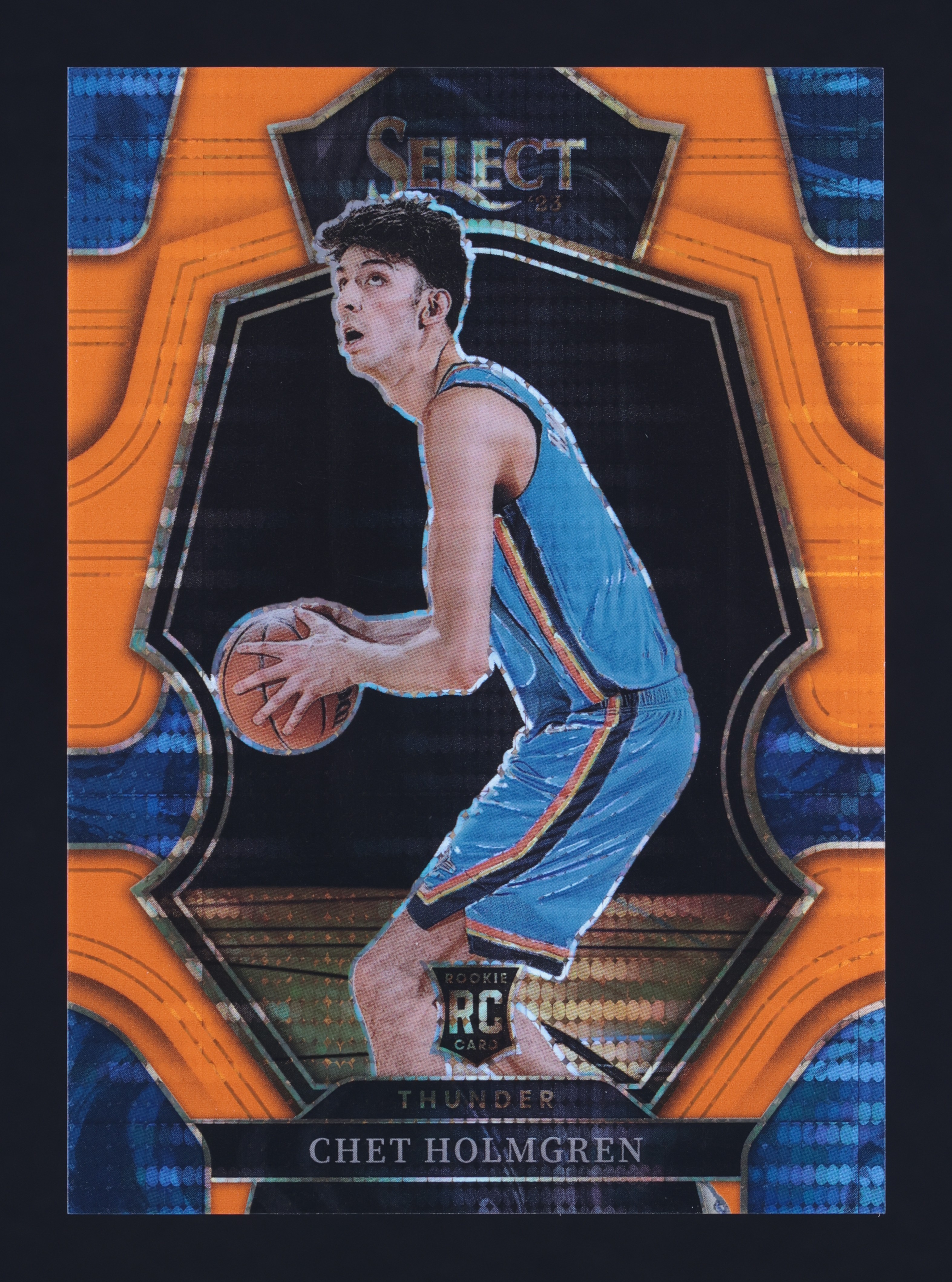 2022 Select Premier Level Neon Orange Pulsar Chet Holmgren RC /15 