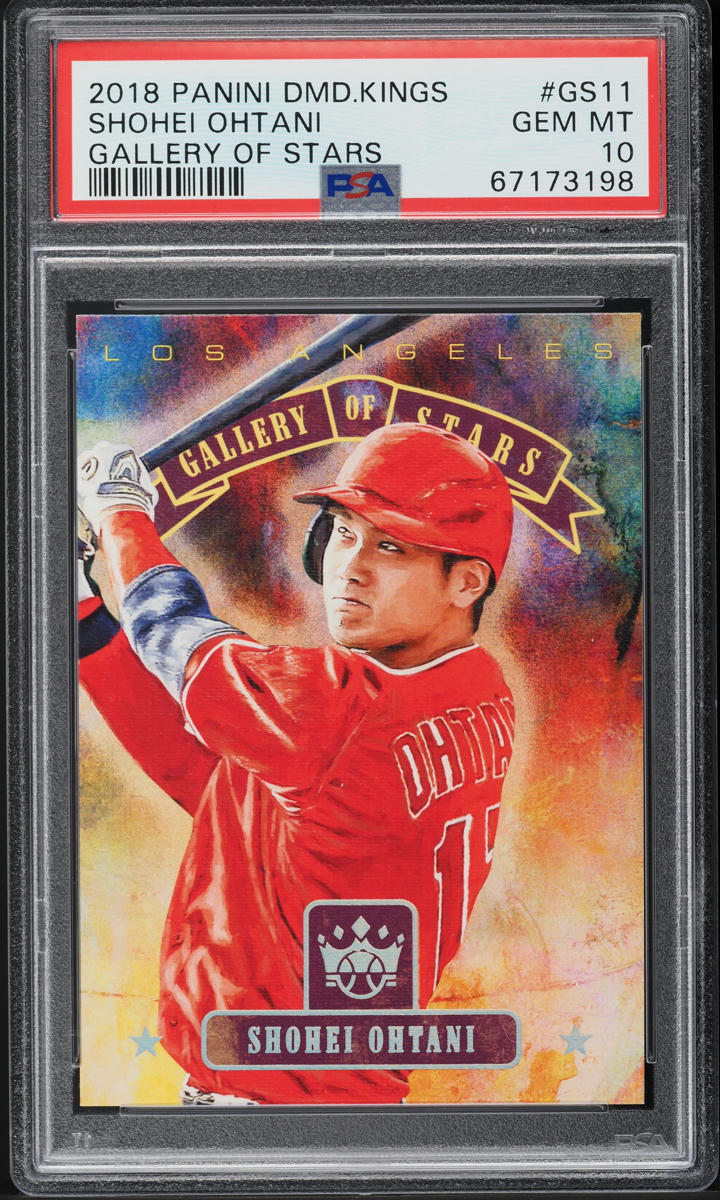 2018 Panini Diamond Kings Gallery Of Stars Shohei Ohtani ROOKIE #GS11 PSA 10 GEM