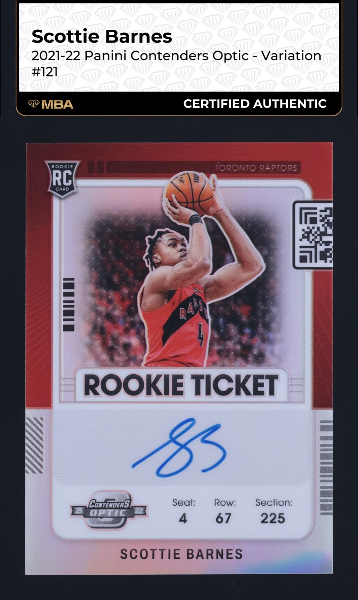 2021 Panini Prizm Mojo Scottie Barnes ROOKIE /25 #320 PSA 9 MINT