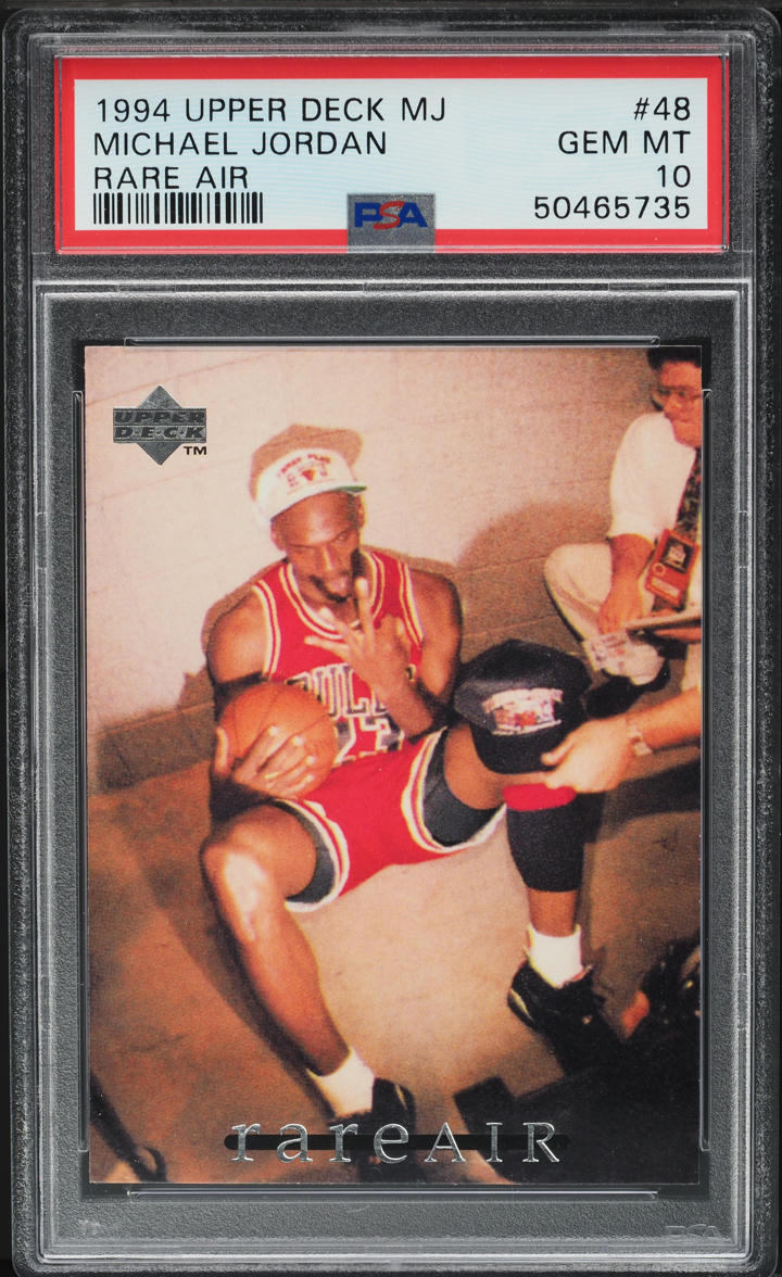 michael jordan rare air card collection Amazon.com: Michael Jordan Card 1994 Upper Deck Rare Air #77 PSA 8 :  Collectibles & Fine Art main image 0