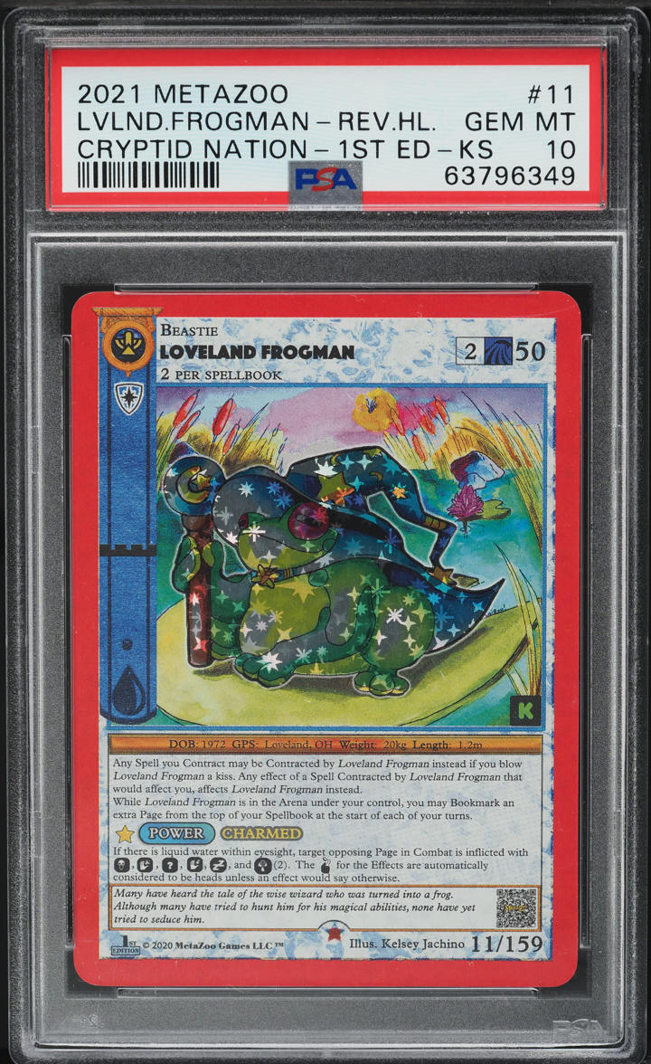 2021 Metazoo Cryptid Nation KS 1st Edition Reverse Holo Loveland