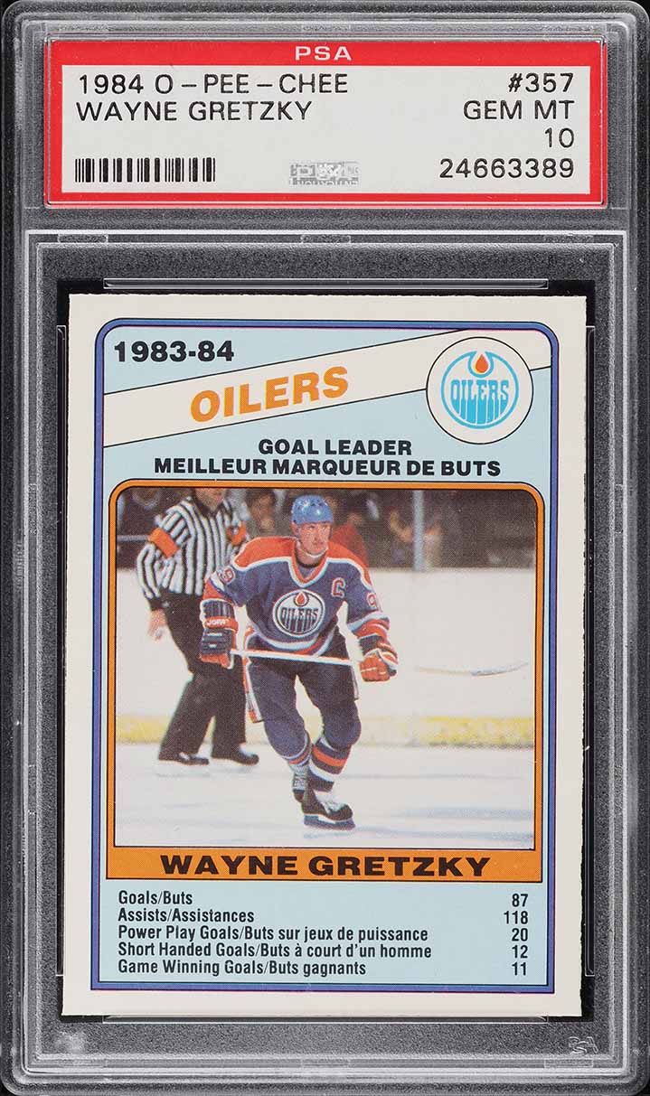 1984 O-Pee-Chee Hockey Wayne Gretzky #357 PSA 10 GEM MINT