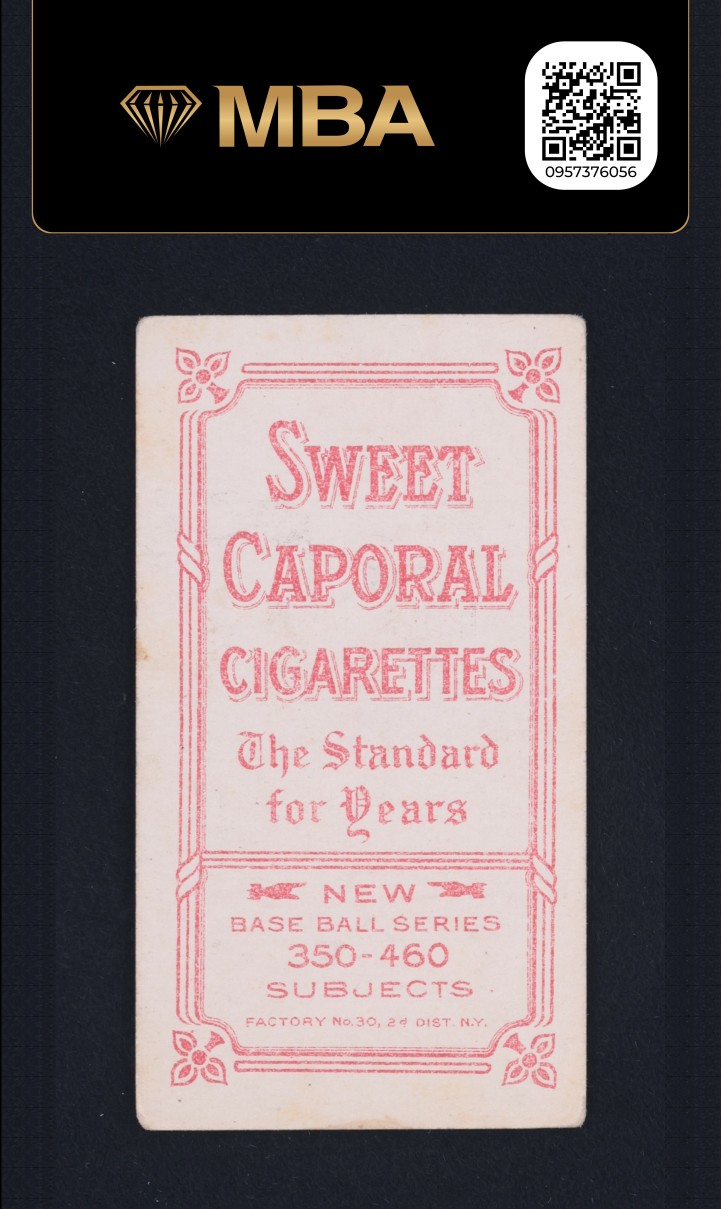 1909-11 T206 Joe Lake ST. LOUIS WITH BALL MBA AUTH