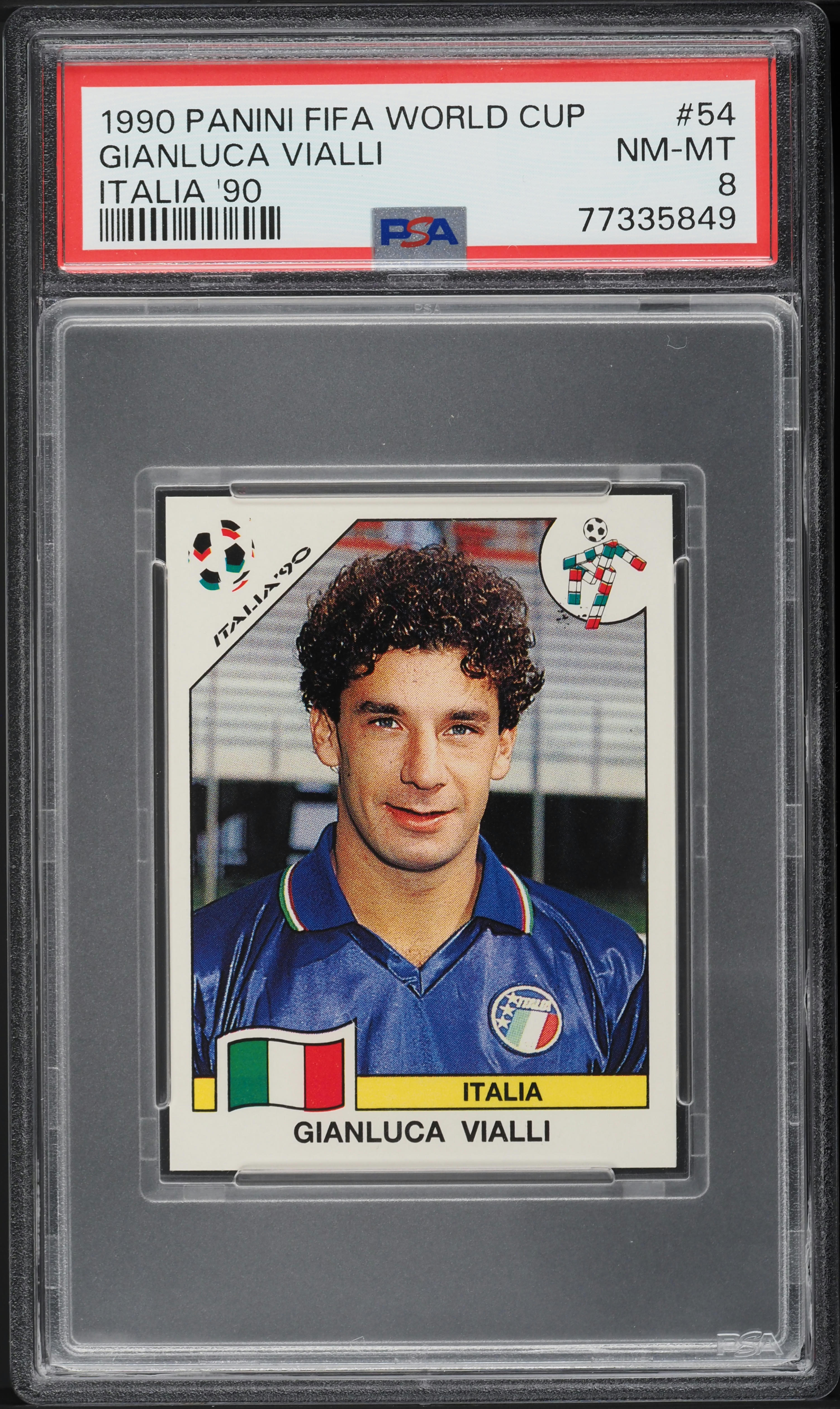 Gianluca Vialli サイン入りカード 69/99 【公式通販】