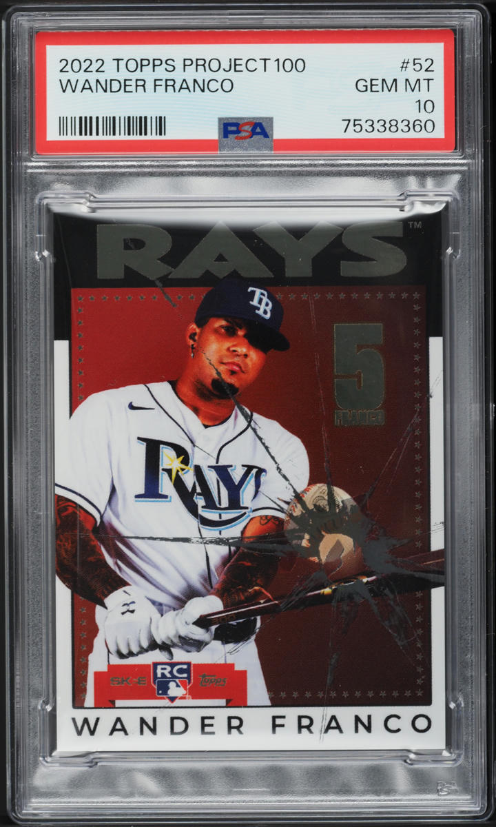 2022 Topps Project 100 Wander Franco ROOKIE #52 PSA 10 GEM MINT