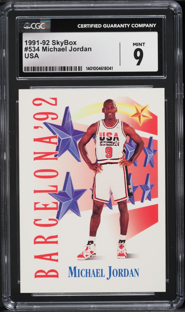 1991 Skybox USA Michael Jordan #534 CGC 9 MINT