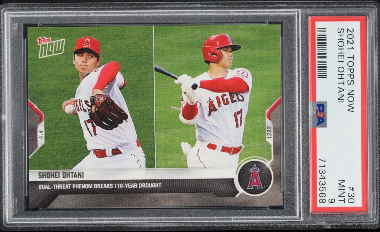 2021 Topps Project 70 Shohei Ohtani #547 PSA 9 MINT on Fanatics 