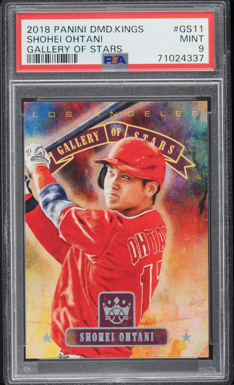 2018 Panini Diamond Kings Gallery Of Stars Shohei Ohtani ROOKIE #GS11 PSA 9 MINT