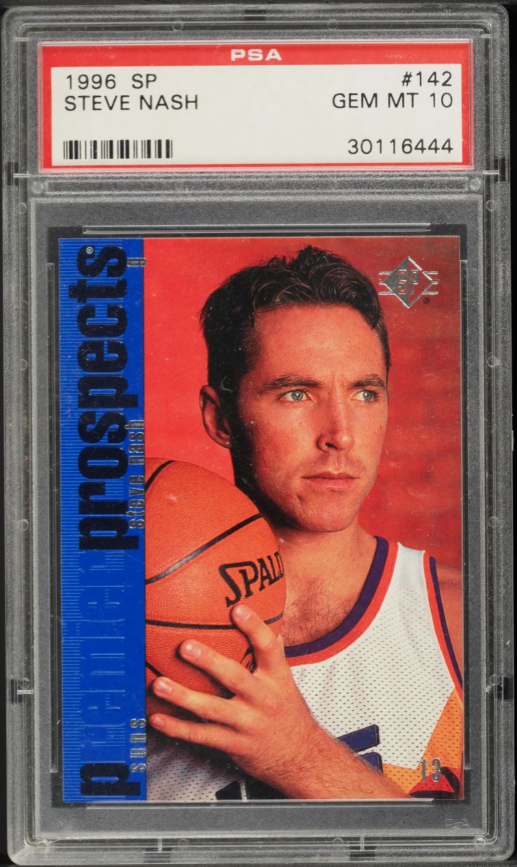 1996 SP Basketball Steve Nash ROOKIE #142 PSA 10 GEM MINT