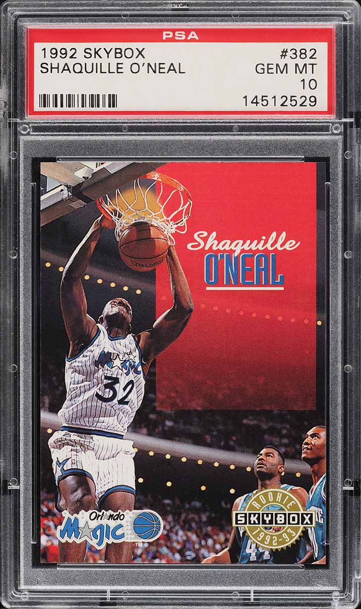 1992 Topps Gold Shaquille O'Neal ROOKIE #362 PSA 10 GEM MINT on