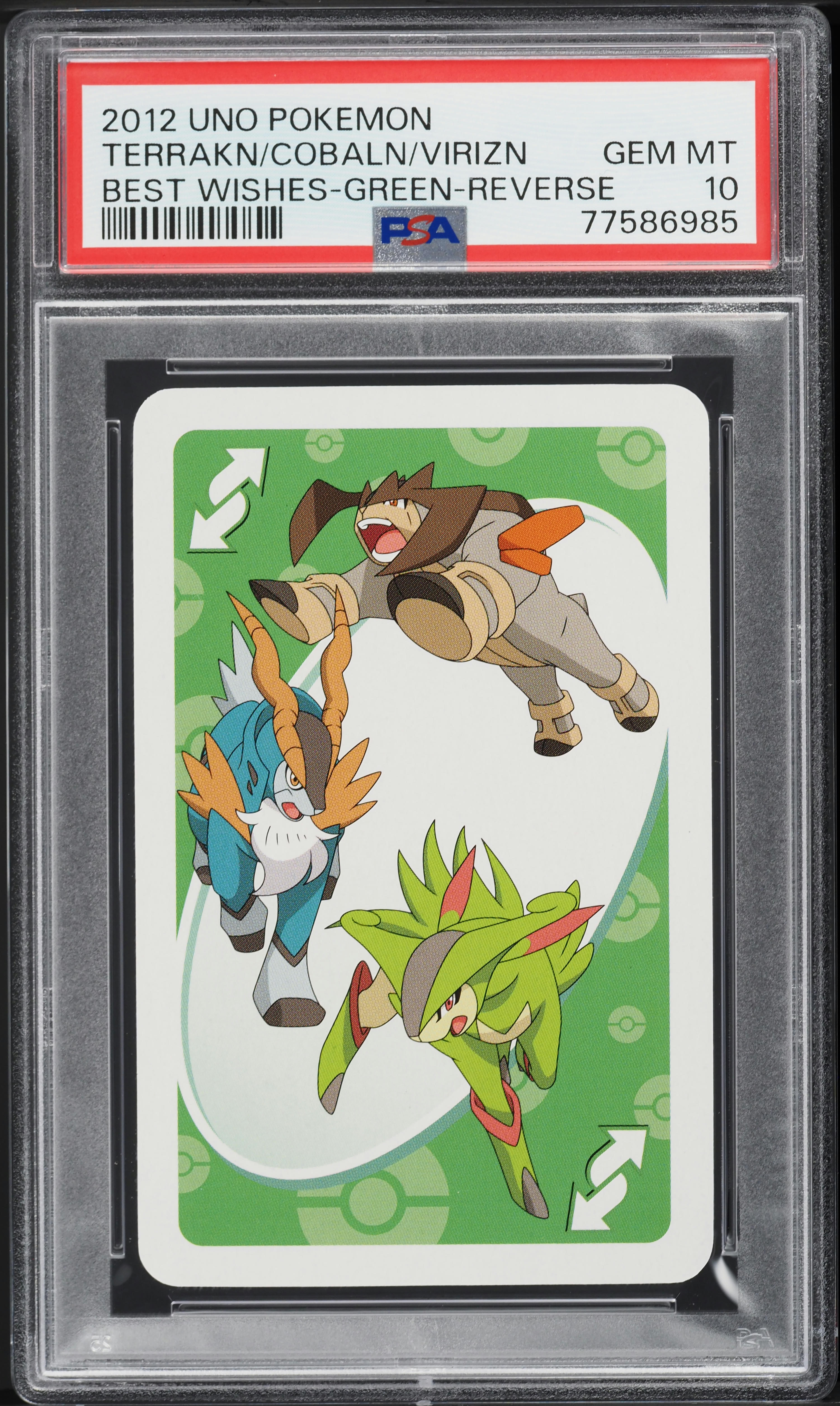PSA10 ブイズ ポケモン UNO 2020 Uno Pokemon Eeveelutions Asia Back-wild-draw 4 PSA 10 Graded