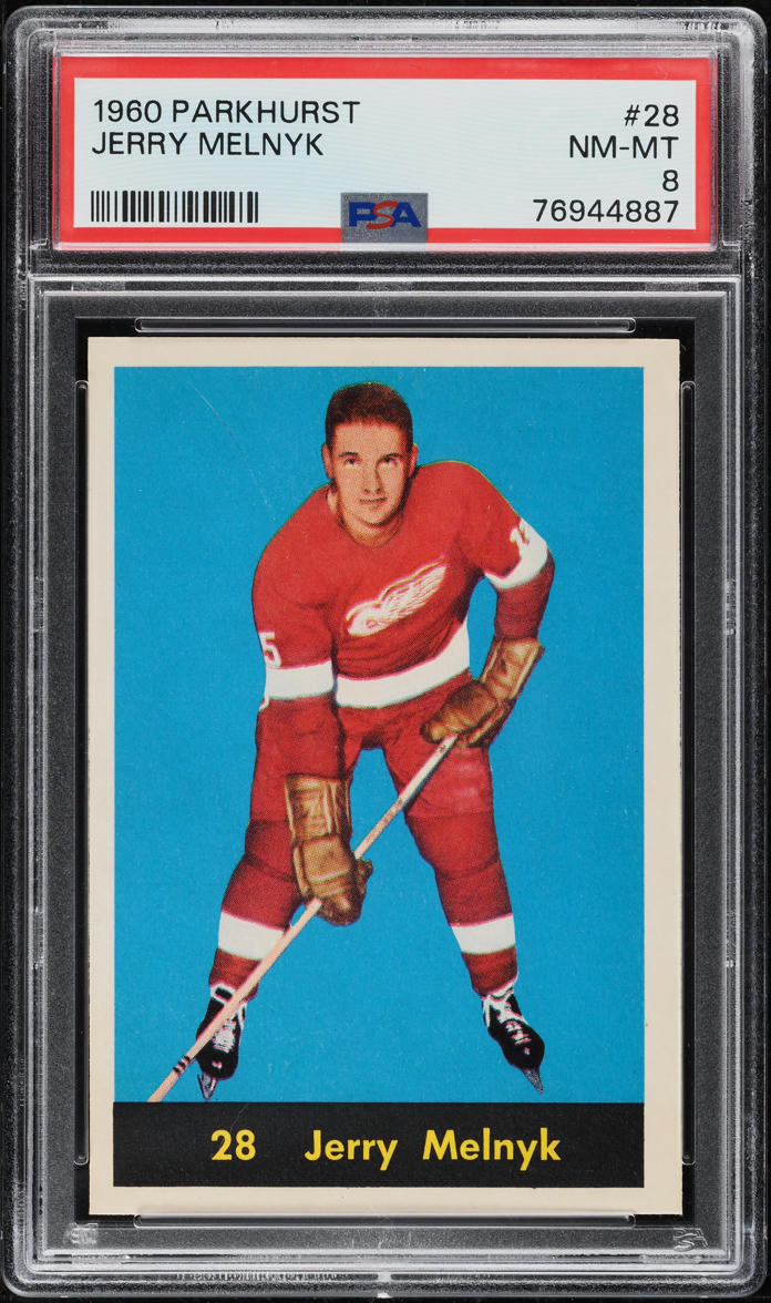 1960 Parkhurst Jerry Melnyk #28 PSA 8 NM-MT