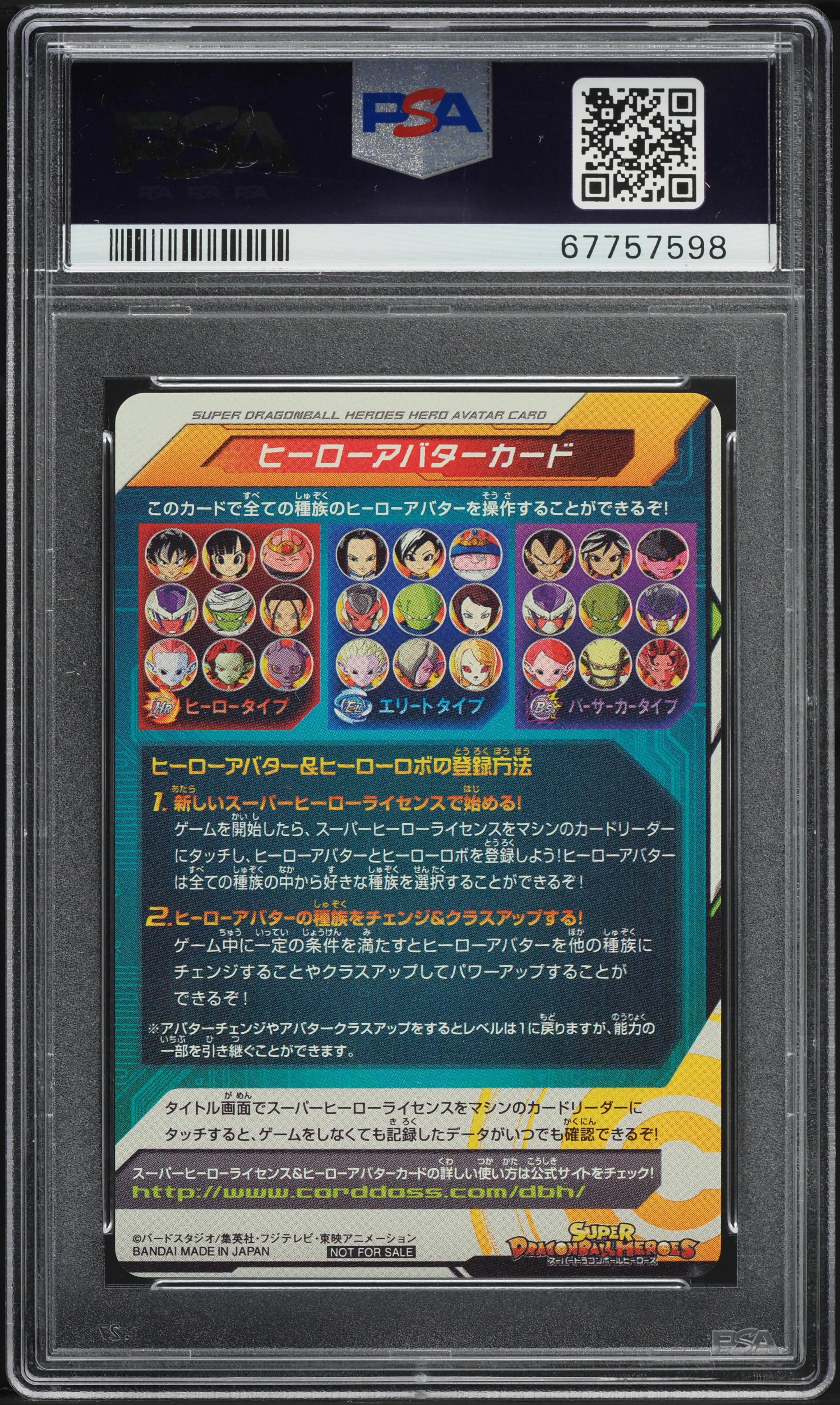 2020 Dragon Ball Super Heroes Promo 10th Anniversary Hero Avatar