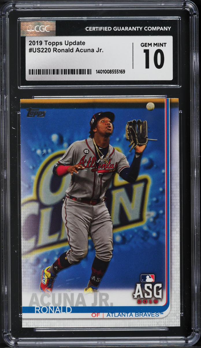 2019 Topps Update Ronald Acuna Jr. #US220 CGC 10 GEM MINT on