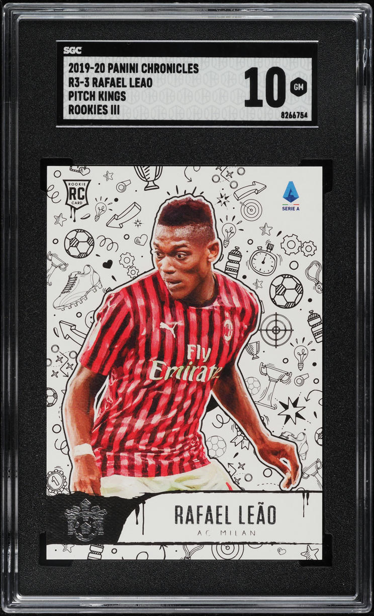 2022 Topps UEFA Club Competitions Orange Rafael Leao AUTO /25 #ALE