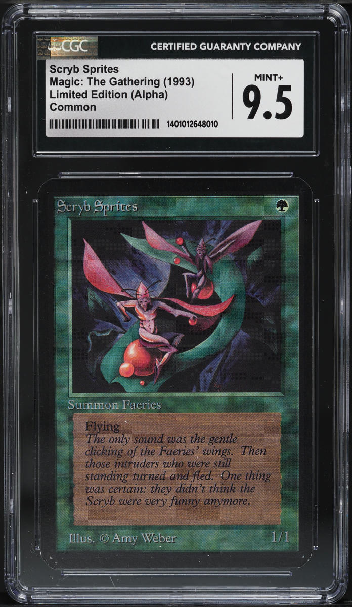 1993 Magic The Gathering MTG Alpha Scryb Sprites CGC 9.5 MINT+