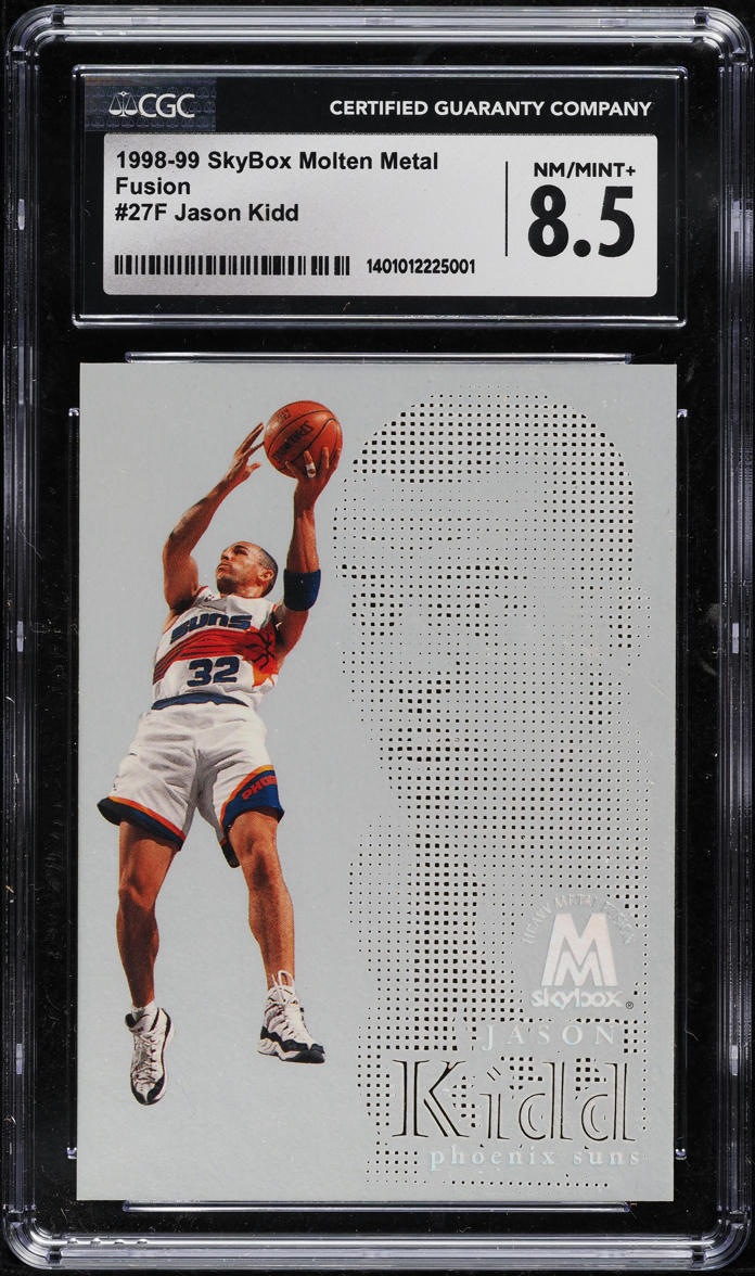 1998 Skybox Molten Metal Fusion Jason Kidd #27F CGC 8.5 NM-MT+