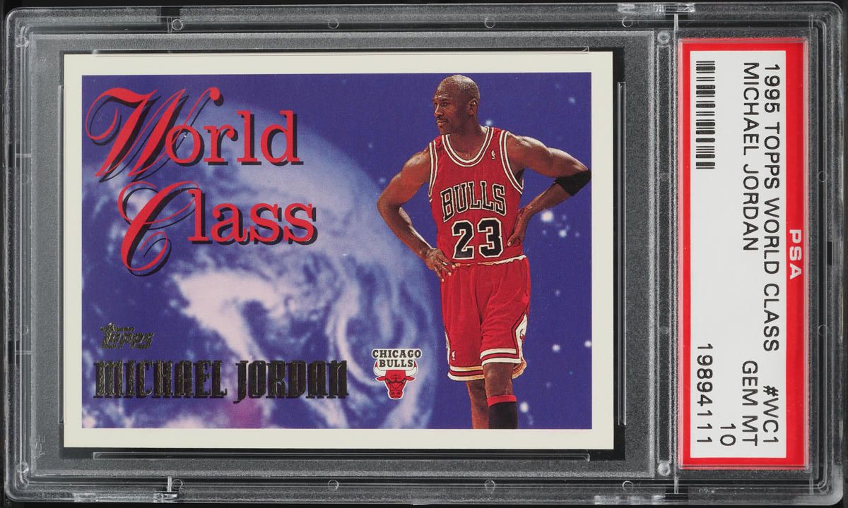 1995 Topps World Class Michael Jordan #WC1 PSA 10 GEM MINT