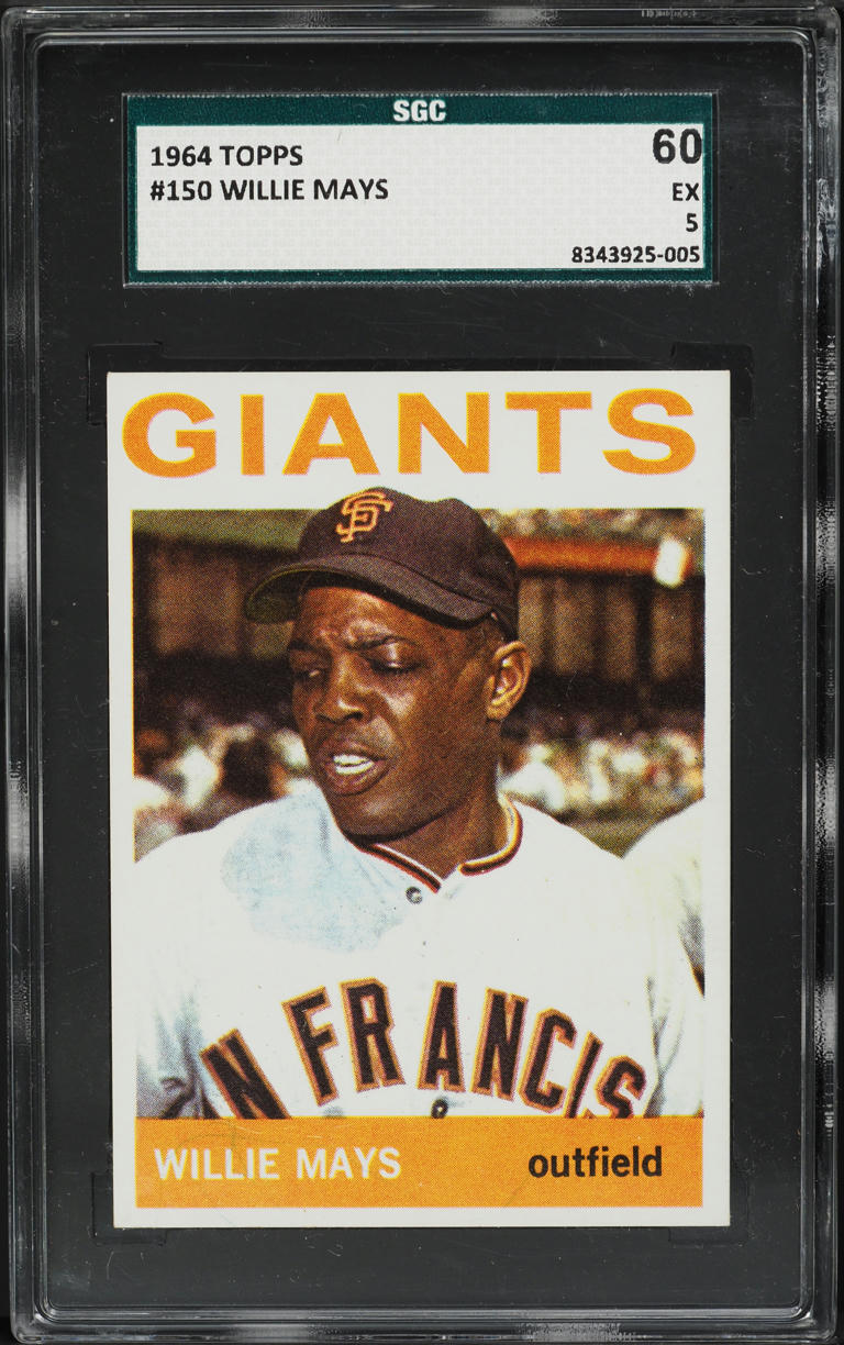 1964 Topps Willie Mays #150 SGC 5 EX on Fanatics Collect