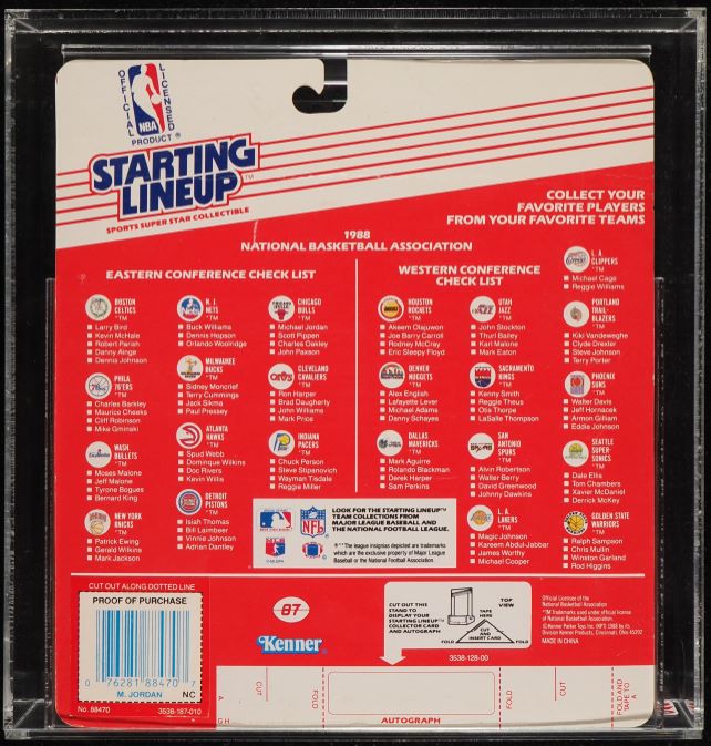 1988 Kenner Starting Lineup NBA Michael Jordan CAS 75+