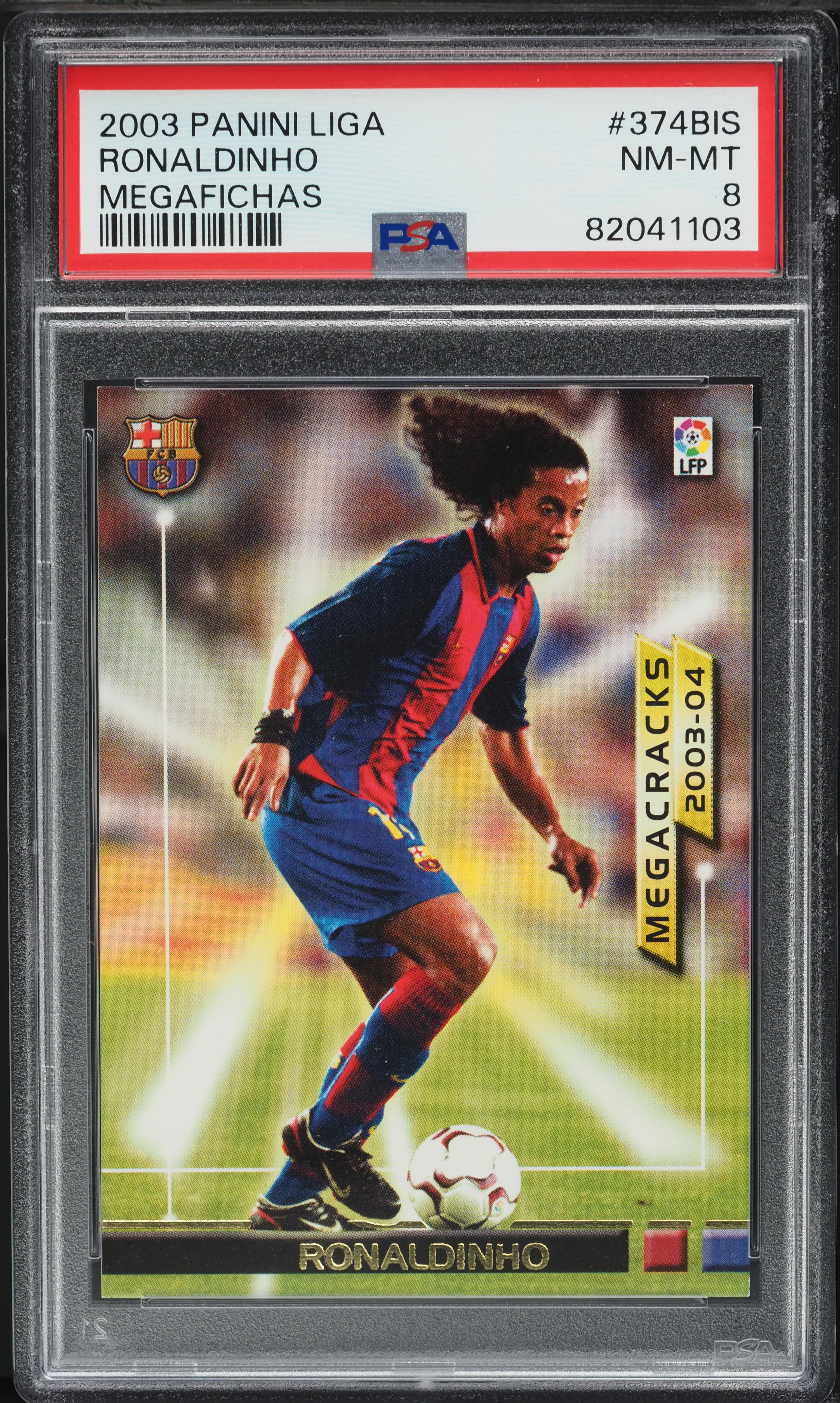 2003-04 【Ronaldinho/ロナウジーニョ】2003-04 Panini Liga ジャージ 