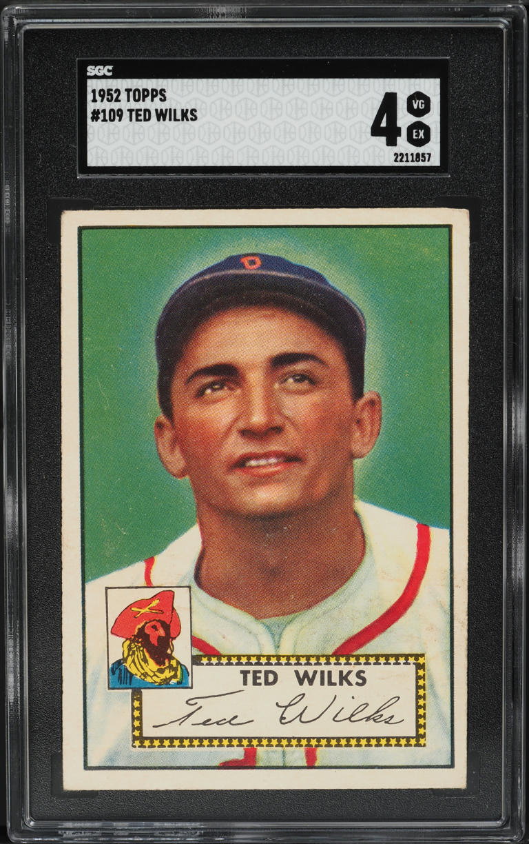 1952 Topps Ted Wilks #109 SGC 4 VGEX