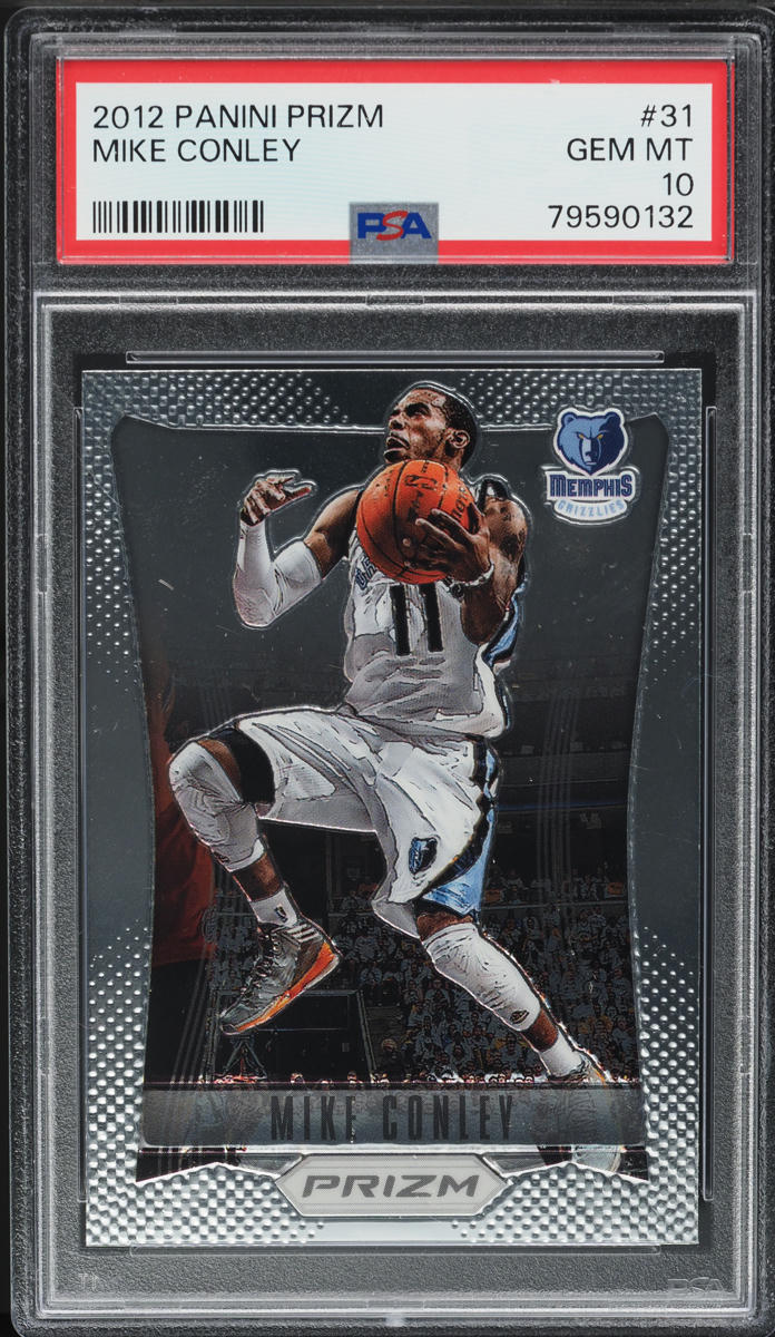 2012 Panini Prizm Mike Conley #31 PSA 10 GEM MINT
