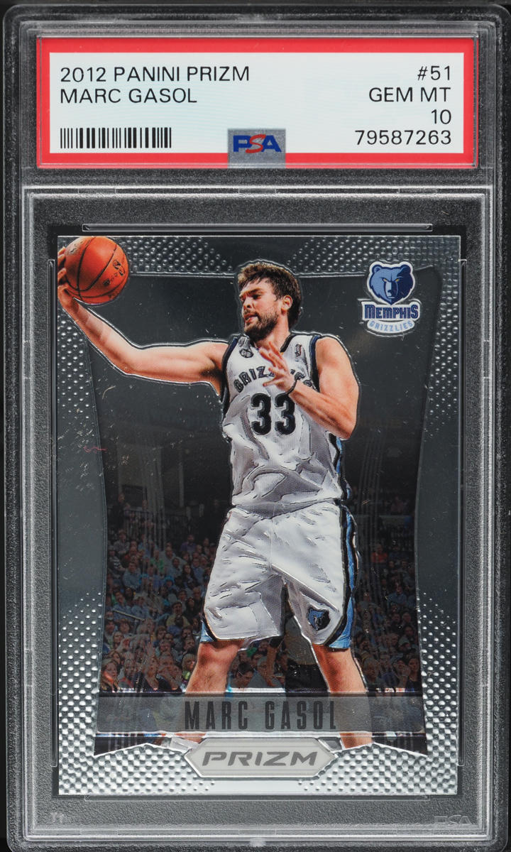 2012 Panini Prizm Marc Gasol #51 PSA 10 GEM MINT