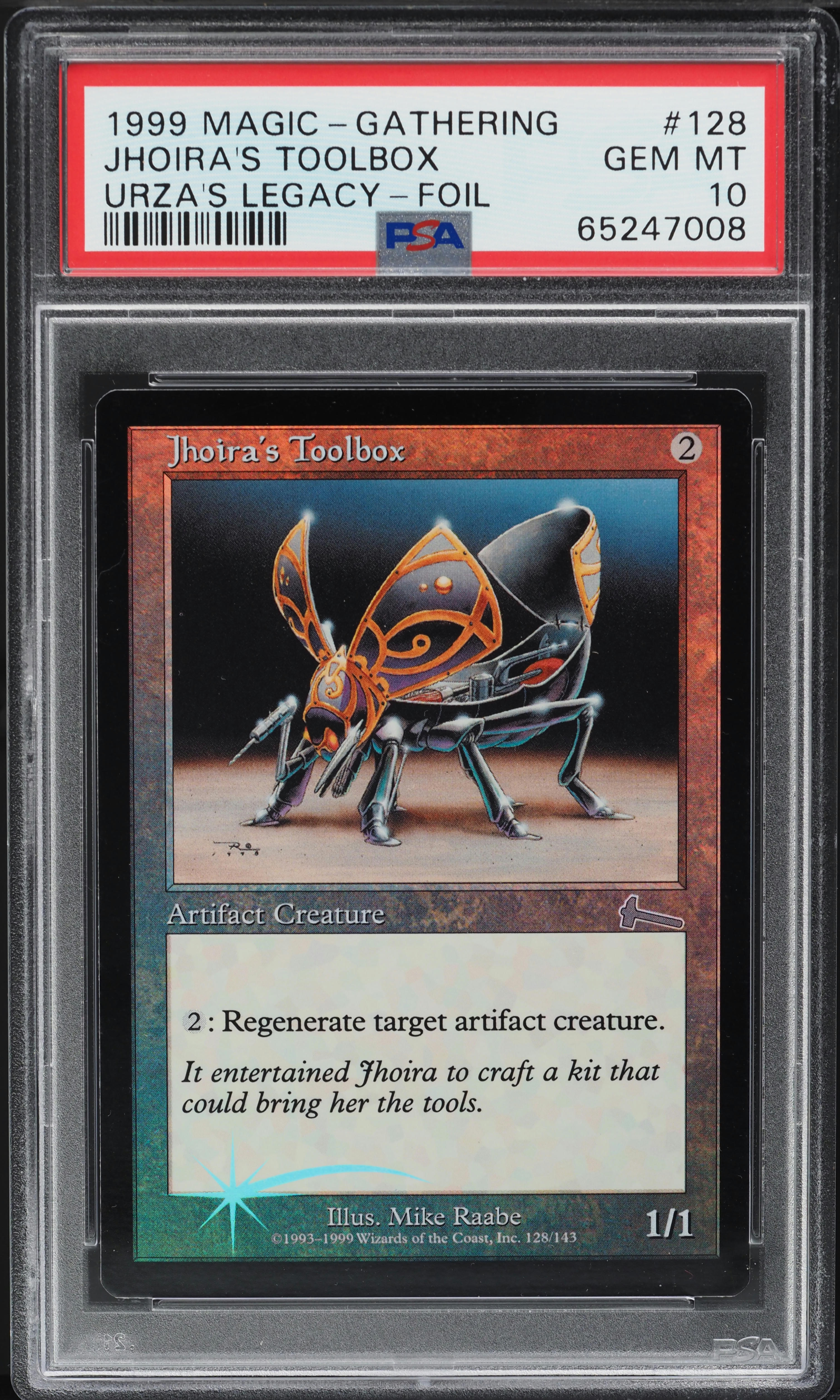 1999 Magic The Gathering MTG Urza's Legacy Foil Jhoira's Toolbox