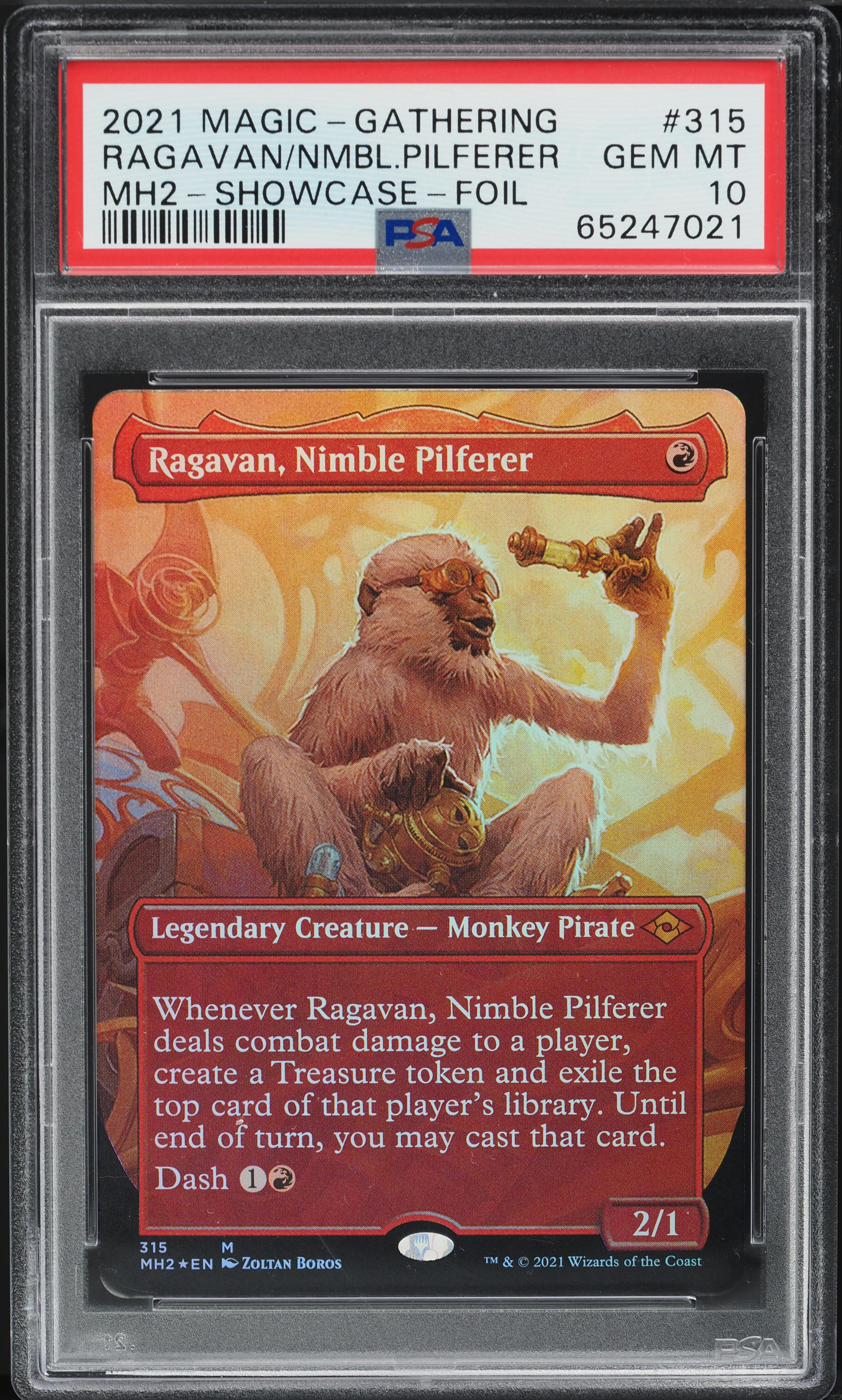 2021 Magic The Gathering Modern Horizons 2 Foil Ragavan Nimble