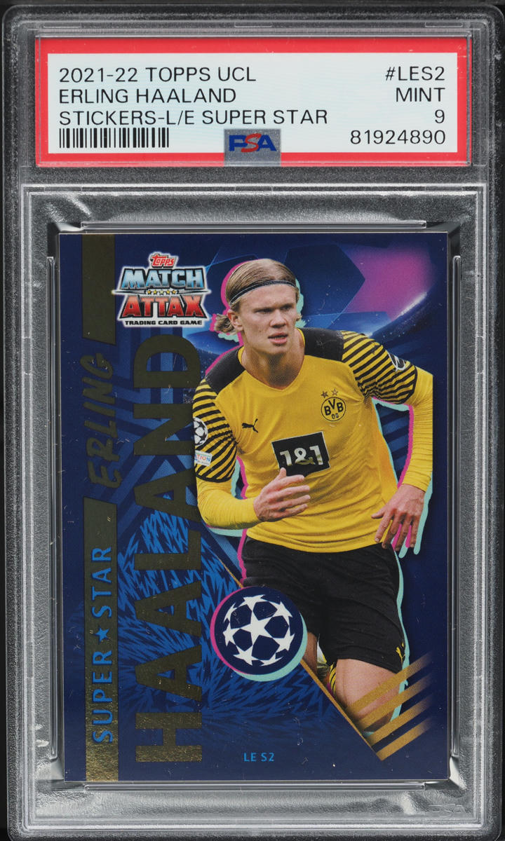 2021 Topps UEFA Champions League Stickers LE Super Star Erling