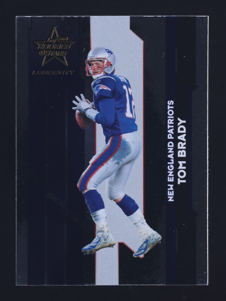 2006 Leaf Rookies & Stars Longevity Tom Brady #65 MBA AUTH