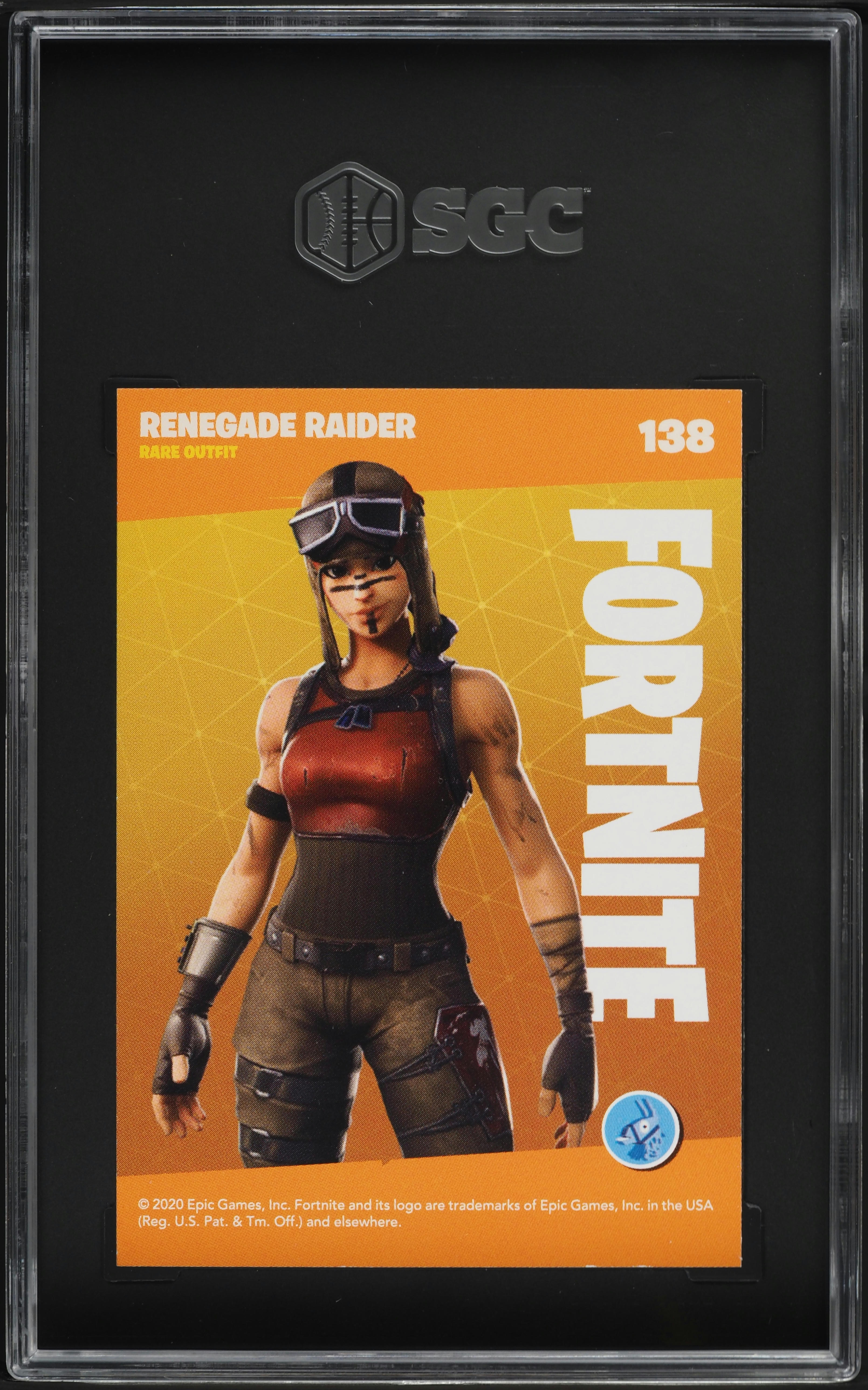 2020 Panini Fortnite Reloaded Renegade Raider #138 SGC 9 MINT on Fanatics  Collect