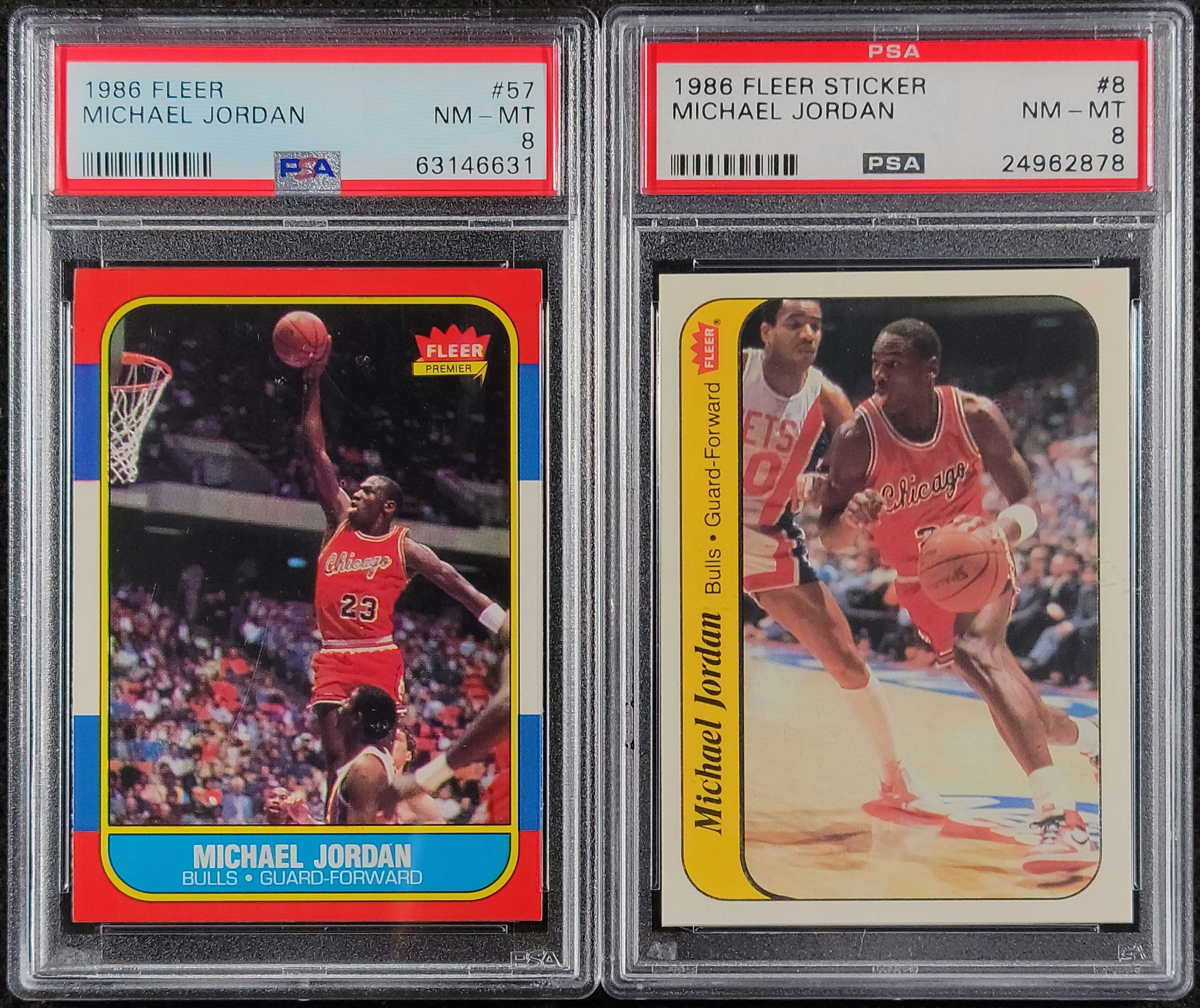 1986 Fleer Basketball COMPLETE SET w/ Stickers Michael Jordan RC