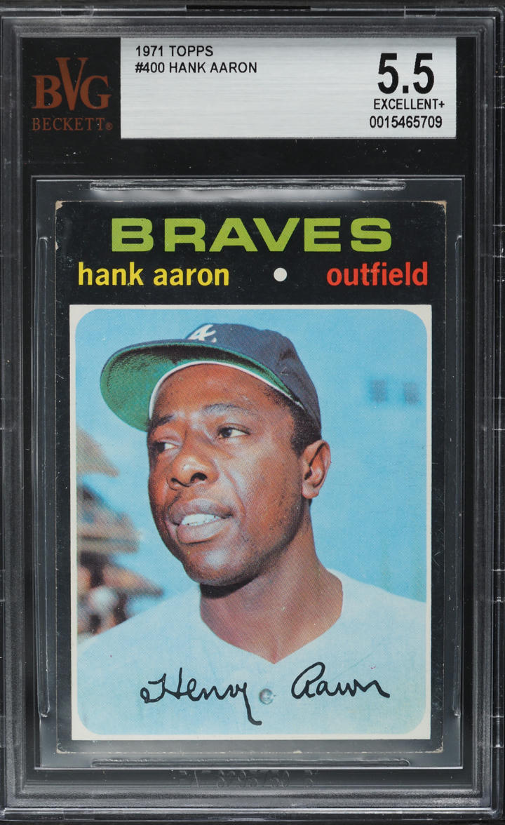 1971 Topps Hank Aaron #400 BVG 5.5 EX+