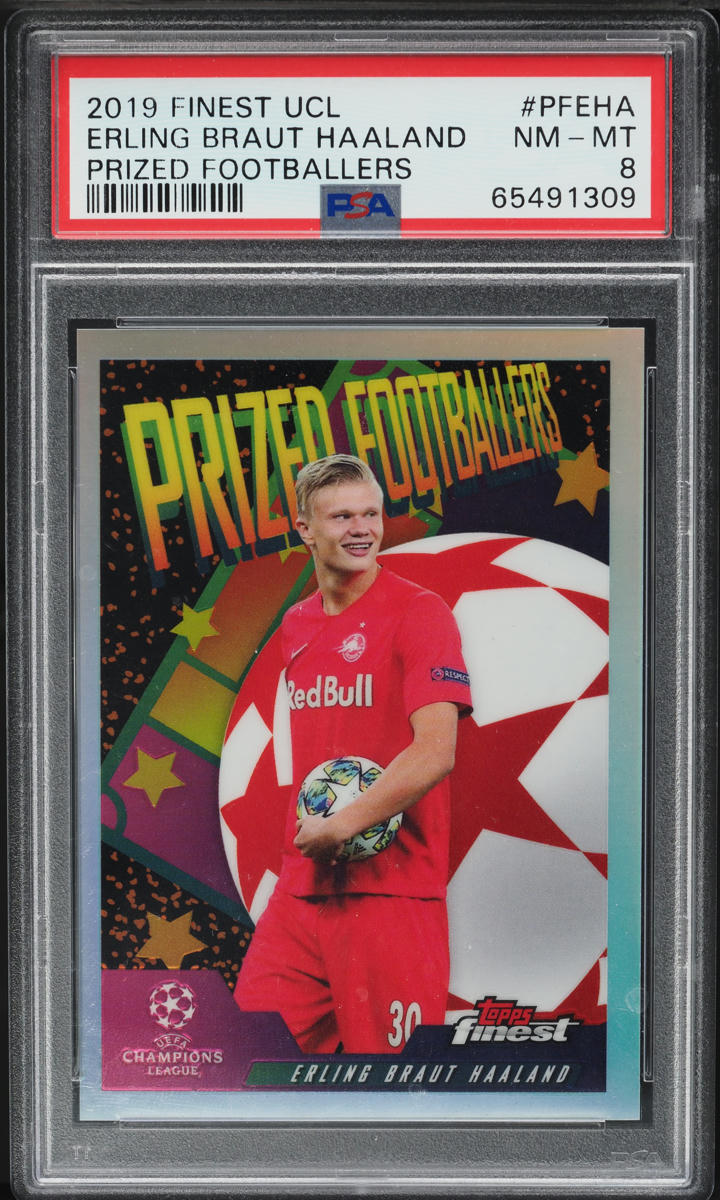 2019 Finest UEFA Prized Footballers Erling Haaland ROOKIE #PFEHA