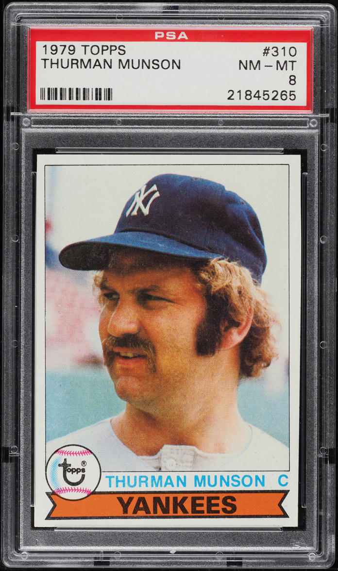 1979 Topps Thurman Munson #310 PSA 8 NM-MT