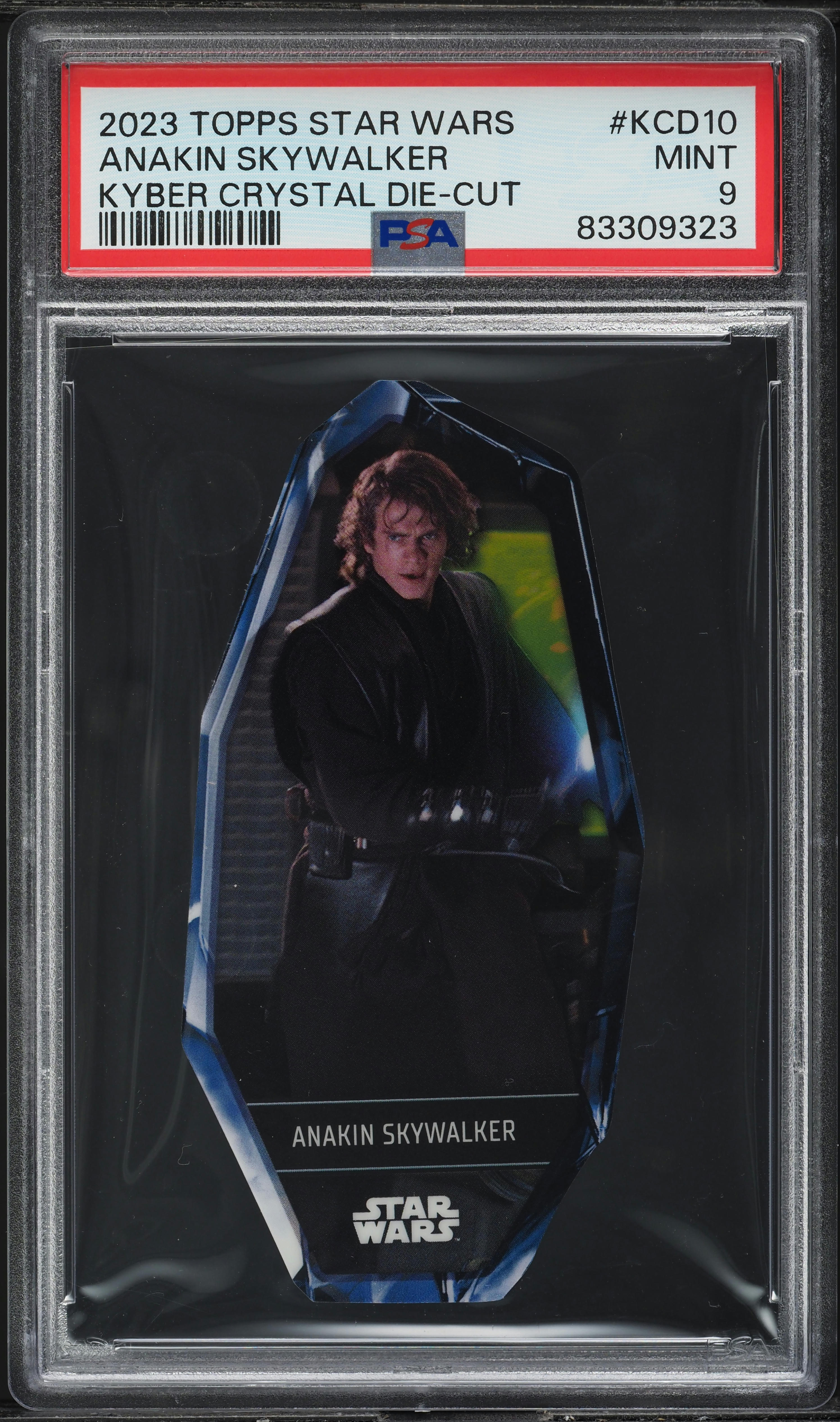 2023 Topps Star Wars Kyber Crystal Die-Cut Anakin Skywalker #KCD