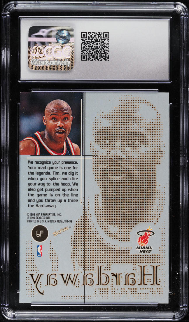 1998 Skybox Molten Metal Fusion Tim Hardaway #6 CGC 8.5 NM-MT+