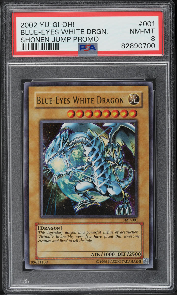 2002 Yu-Gi-Oh! Shonen Jump Promo Blue-Eyes White Dragon #JMP-001